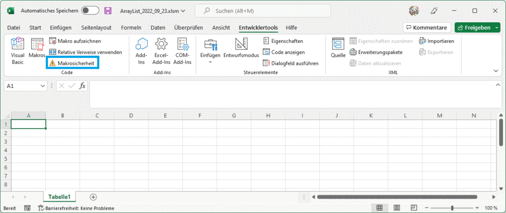 Einführung In Vba Excel Vba Tipps 3667